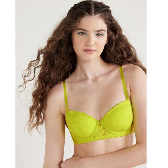 No Boundaries All Over Lace Balconette Bra with Sugarcup Size 34B - Picture 6 of 10